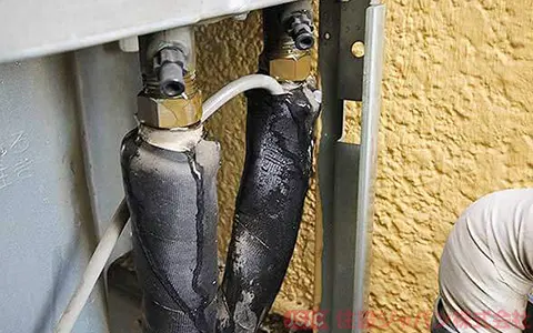 既存エコキュートの水抜き工事4