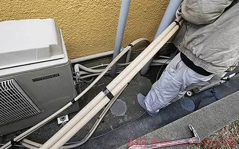 既存エコキュートの浴室配管の取り外し4