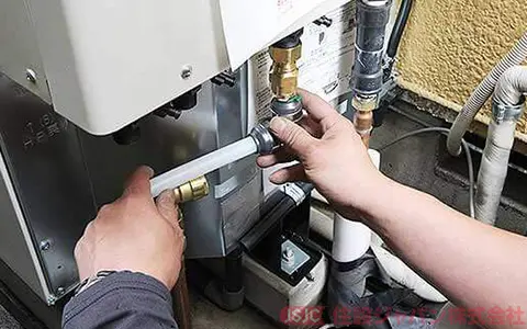 エコキュートの給湯配管の接続3