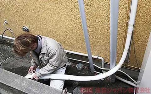 エコキュートの浴室配管の接続5