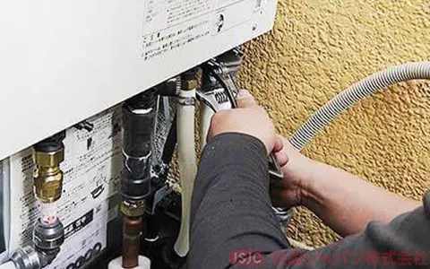 エコキュートの浴室配管の接続7