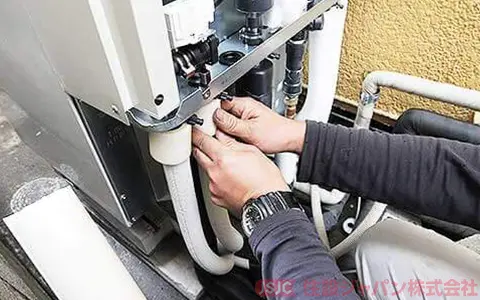 ヒートポンプユニット配管の接続8