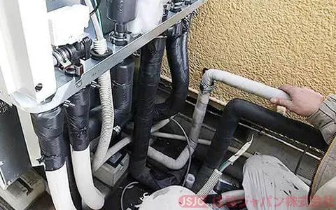 ヒートポンプユニット配管の接続11