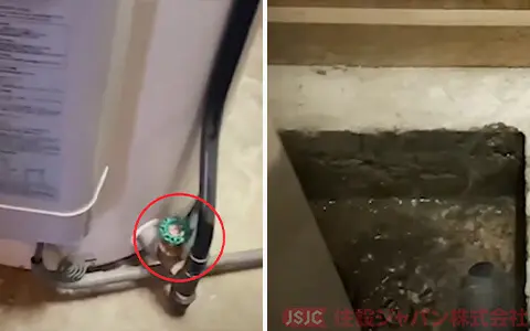 電気温水器の水抜き